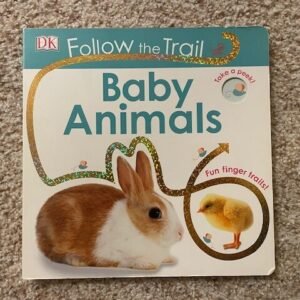 DK Follow the Trail: Baby Animals (Board Book)