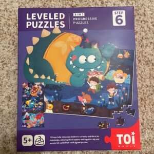 TOI Leveled Puzzles Step 6 – Underwater Adventure (3-in-1 Progressive Puzzle Set)