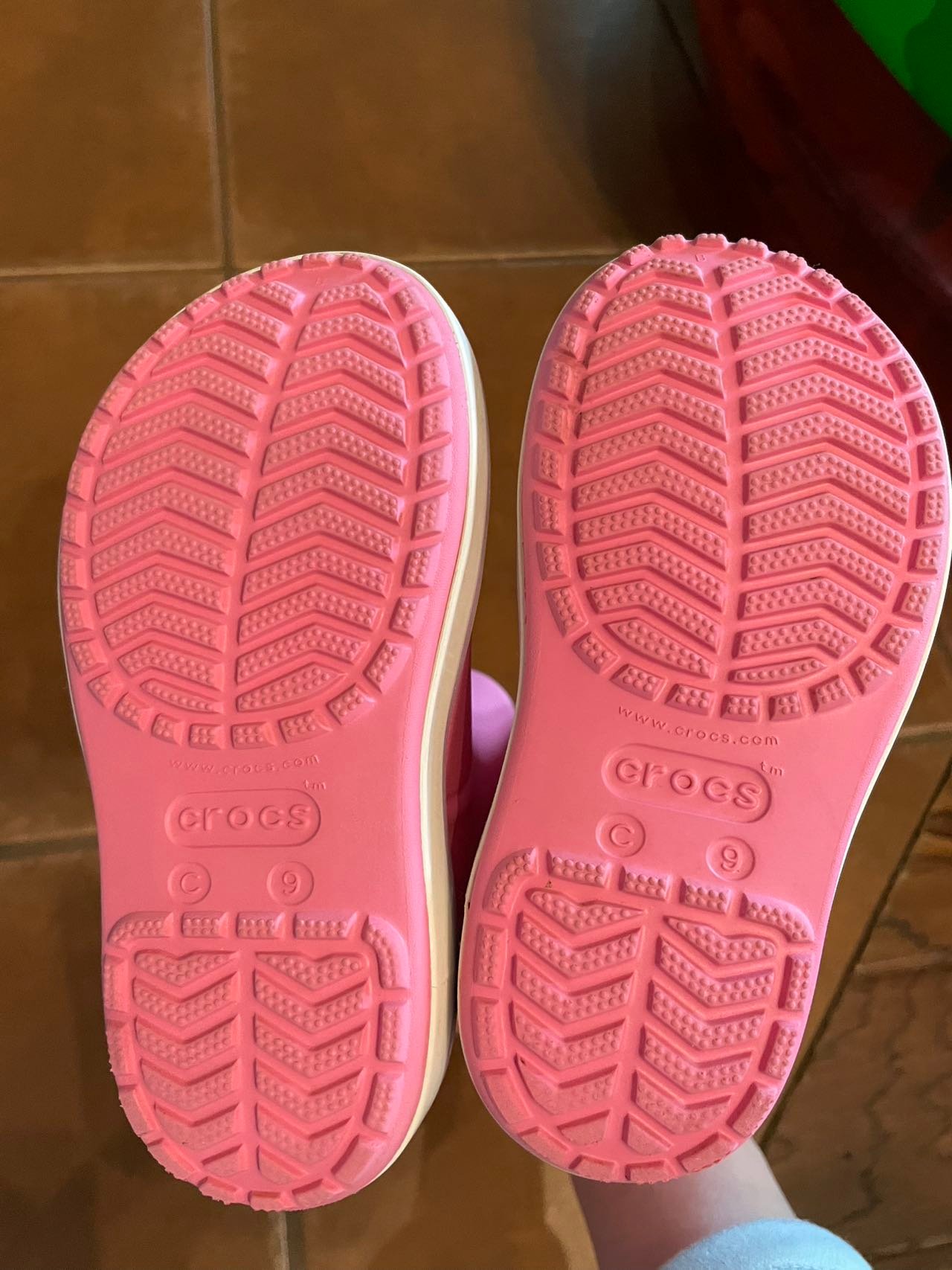 Pink Crocs Kids Rain Boots - Image 2