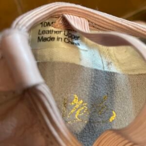 Light pink leather ballet shoes (size 10M)