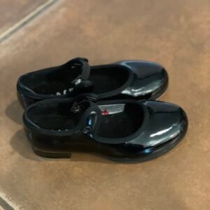 Classic Black Tap Dance Shoes for Kids