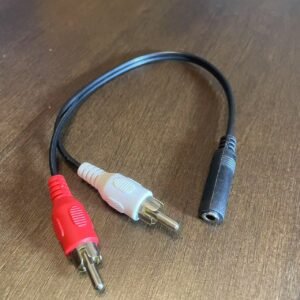 3.5mm Female to RCA Male Audio Adapter Cable