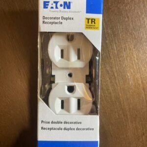 Eaton TR1107W-BOX Tamper-Resistant Duplex Receptacle