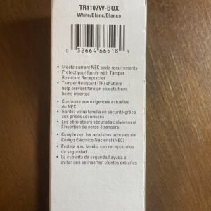 Eaton TR1107W-BOX Tamper-Resistant Duplex Receptacle