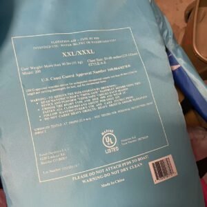 Exxel Outdoors XXL/XXXL Type III U.S. Coast Guard Approved Life Jacket